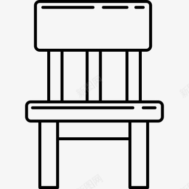 椅子家具8128px线图标图标