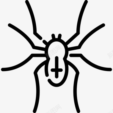 蜘蛛澳大利亚2直线型图标图标