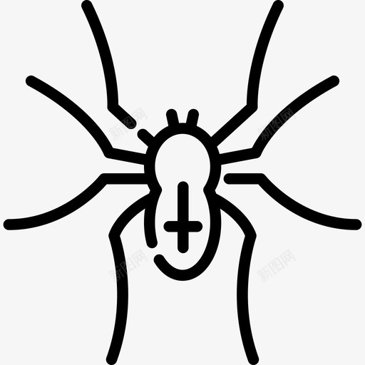 蜘蛛澳大利亚2直线型图标svg_新图网 https://ixintu.com 澳大利亚2 直线型 蜘蛛