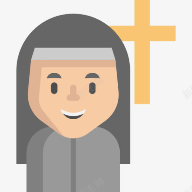 修女职业和职业2平房图标图标