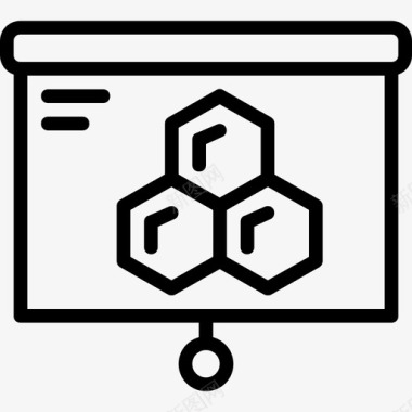小组科学8线性图标图标