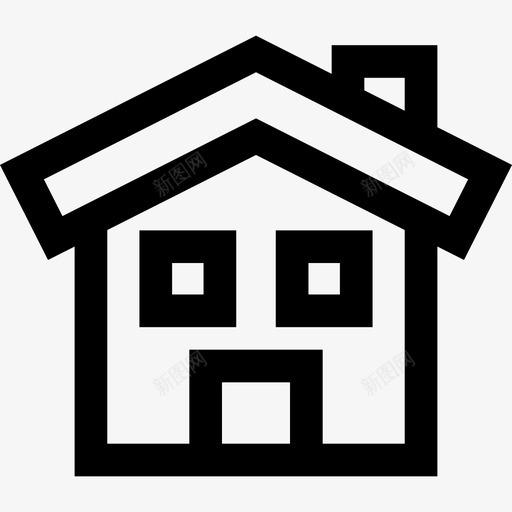 房地产家居用品4线性图标svg_新图网 https://ixintu.com 家居用品4 房地产 线性
