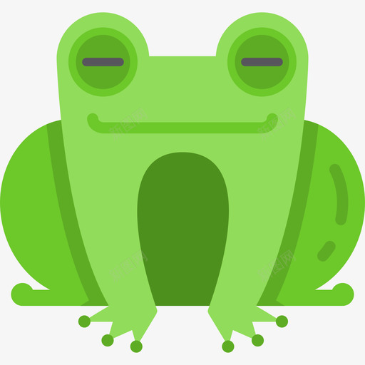 青蛙弹簧7扁平图标svg_新图网 https://ixintu.com 弹簧7 扁平 青蛙
