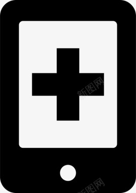 医疗保健应用程序ipad平板电脑图标图标