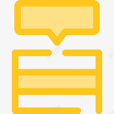 服务器用户界面10黄色图标图标