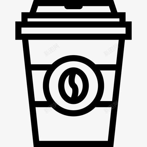 咖啡杯咖啡店17直线型图标svg_新图网 https://ixintu.com 咖啡店17 咖啡杯 直线型