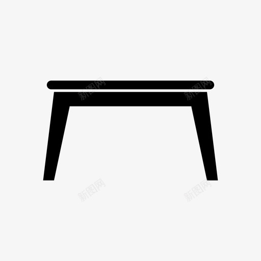 现代实木现代室内餐桌图标svg_新图网 https://ixintu.com 现代实木现代室内餐桌