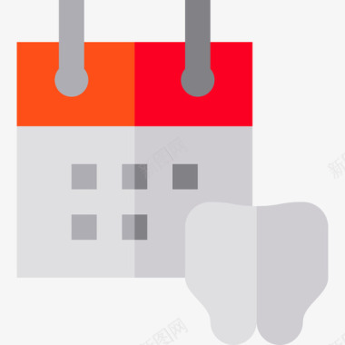 预约牙医和牙科护理公寓图标图标