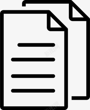 文件和文档存档纸张图标图标