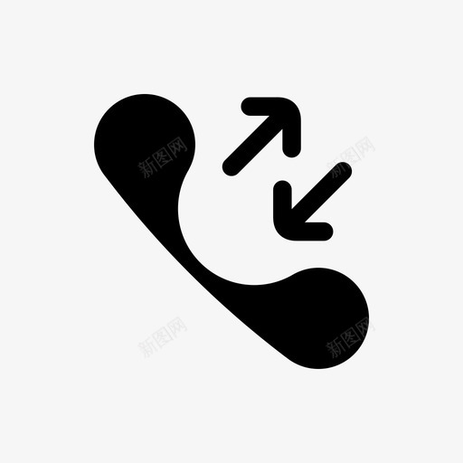 通话记录通讯电话图标svg_新图网 https://ixintu.com 最近通话 电话 通讯 通话动作信息 通话记录
