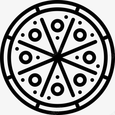 披萨9号餐厅直系图标图标