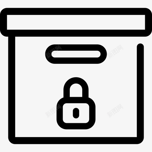 包装混合元素线性图标svg_新图网 https://ixintu.com 包装 混合元素 线性