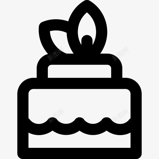 蛋糕世界环境日3线性图标svg_新图网 https://ixintu.com 世界环境日3 线性 蛋糕