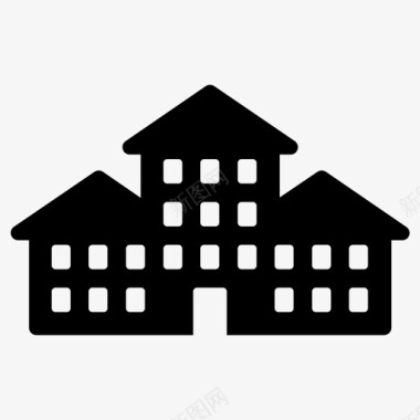 物业大厦住宅图标图标