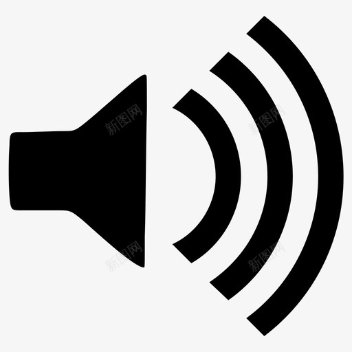 扬声器引导favicon图标svg_新图网 https://ixintu.com favicon 响应按钮 引导 扬声器 网络图标 音乐