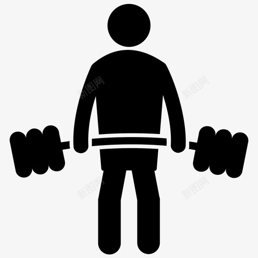 健美运动员肌肉运动员举重图标svg_新图网 https://ixintu.com 举重 健美运动员 职业健美运动员 职业字形图标 肌肉运动员