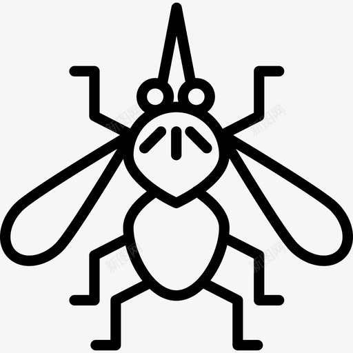 蚊子冒险直系图标svg_新图网 https://ixintu.com 冒险 直系 蚊子