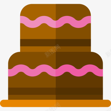 蛋糕派对元素4扁平图标图标