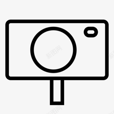 手提电脑照相机图像图标图标