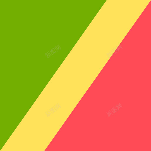 刚果共和国国际旗帜4广场图标svg_新图网 https://ixintu.com 刚果共和国 国际旗帜4 广场