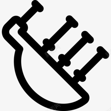 风笛乐器5线状图标图标