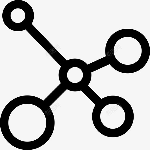 分子科学与技术2线性图标svg_新图网 https://ixintu.com 分子 科学与技术2 线性