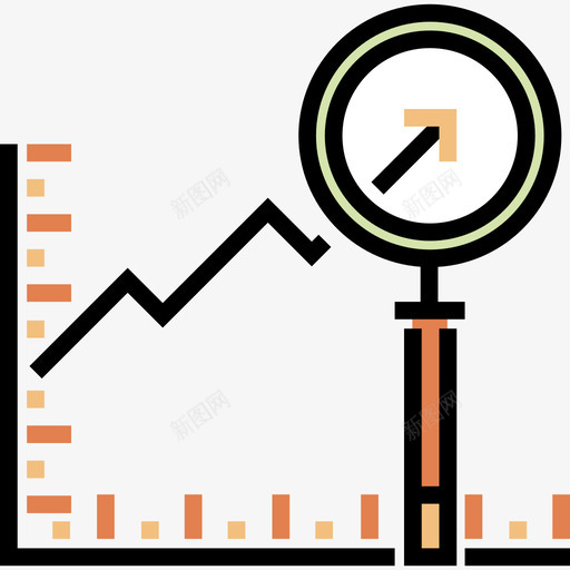 折线图业务19线颜色图标svg_新图网 https://ixintu.com 业务19 折线图 线颜色