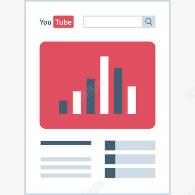 Youtube网页27平面图标图标