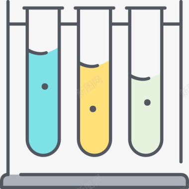 试管科学15彩色图标图标