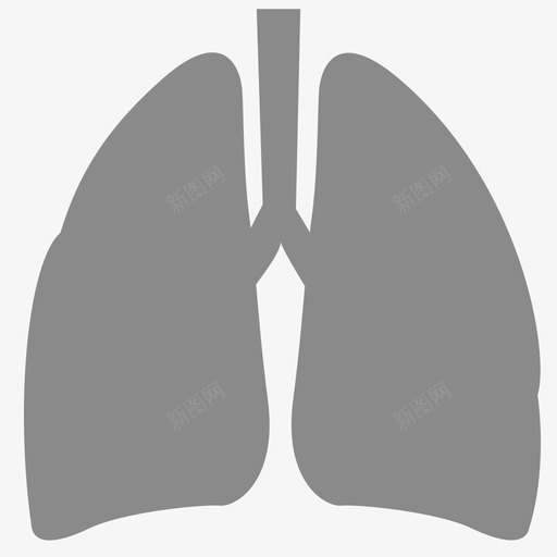 肺部svg_新图网 https://ixintu.com feibu 健康 肺部