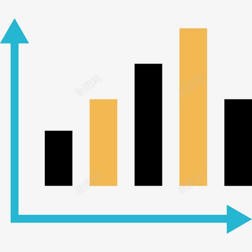 统计数据财务平稳图标svg_新图网 https://ixintu.com 统计数据 财务平稳