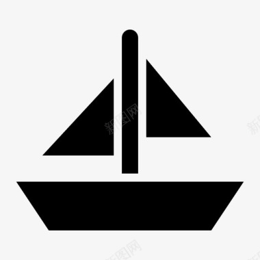 yatch船小船图标图标