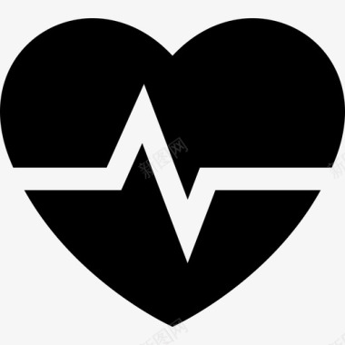 心电图健康生活方式7充盈图标图标