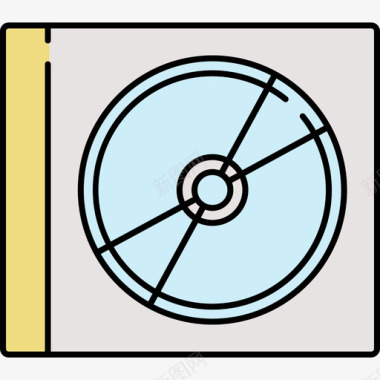 光盘设备9彩色128px图标图标
