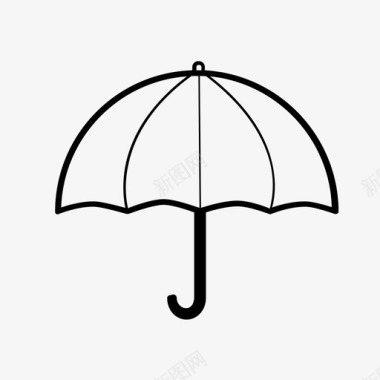 伞情侣爱情图标图标