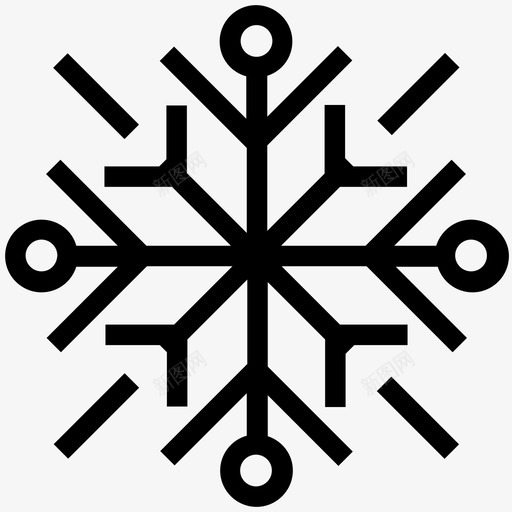 雪冰晶雪天图标svg_新图网 https://ixintu.com 冰晶 降雪 雪 雪冰 雪图标 雪天