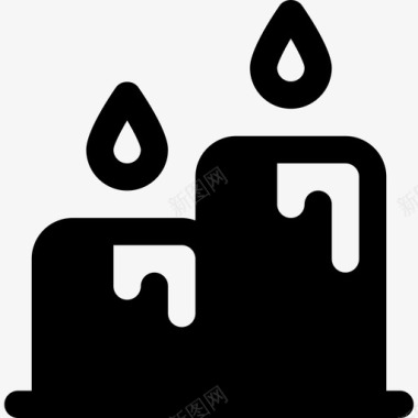 蜡烛宗教15充满图标图标
