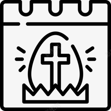 复活节复活节6直系图标图标