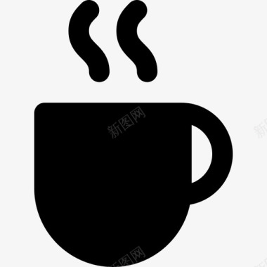 咖啡杯商务17装满图标图标