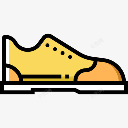 鞋类时髦款式10线性颜色图标svg_新图网 https://ixintu.com 时髦款式10 线性颜色 鞋类