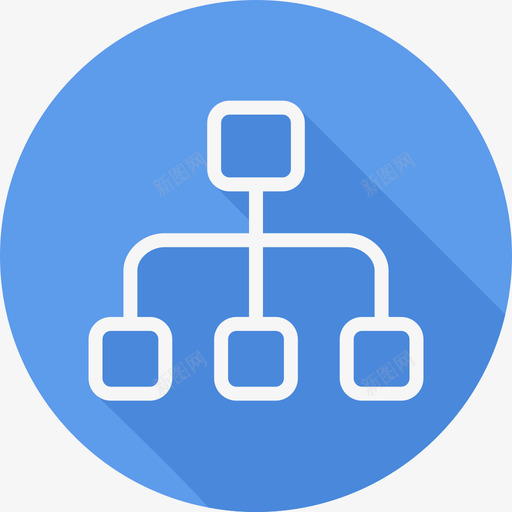 站点地图通信与网络2平面圆形图标svg_新图网 https://ixintu.com 平面圆形 站点地图 通信与网络2
