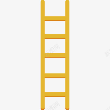 梯子施工工具3扁平图标图标