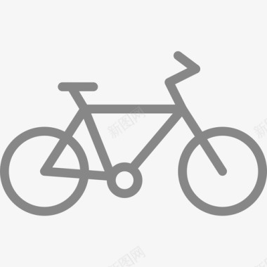 自行车交通工具6平板图标图标
