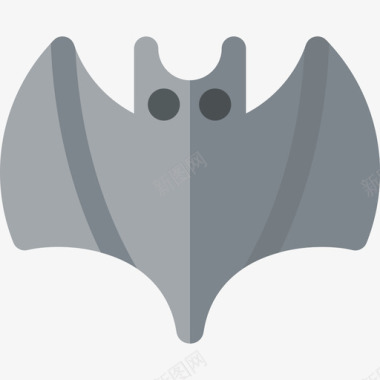 蝙蝠动物22扁平图标图标