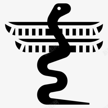 查努菲斯埃及蛇图标图标