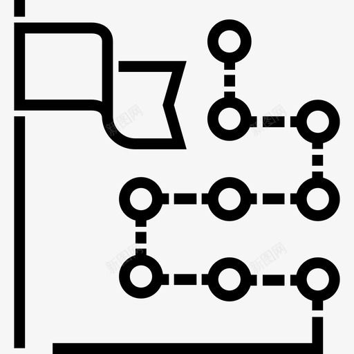 目标业务20线性图标svg_新图网 https://ixintu.com 业务20 目标 线性