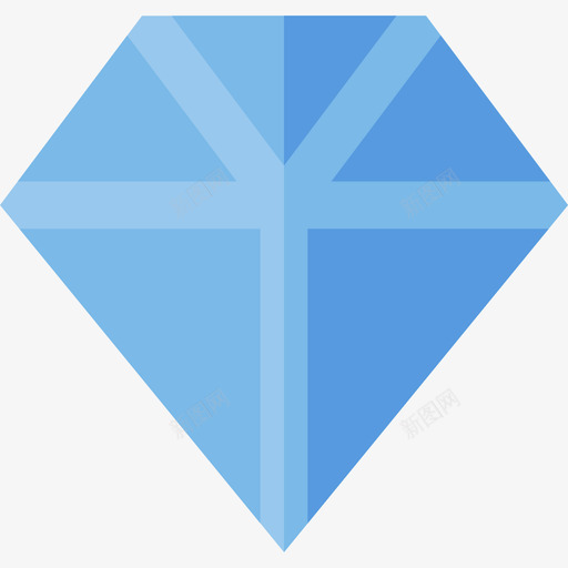 钻石数字营销7平面图标svg_新图网 https://ixintu.com 平面 数字营销7 钻石