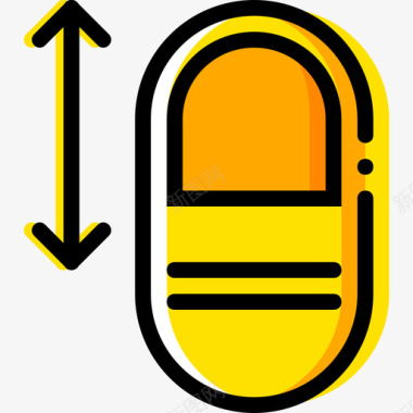 轻触手势7黄色图标图标