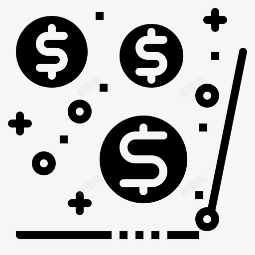电脑收入金钱图标svg_新图网 https://ixintu.com 在线 收入 电脑 网上购物 金钱