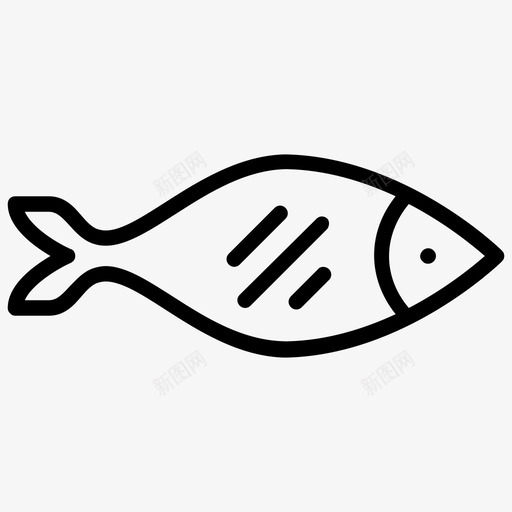 鱼水产养殖水生图标svg_新图网 https://ixintu.com 水产养殖 水生 海鲜 章鱼字形图标 贝类 金鱼 鱼 龙虾